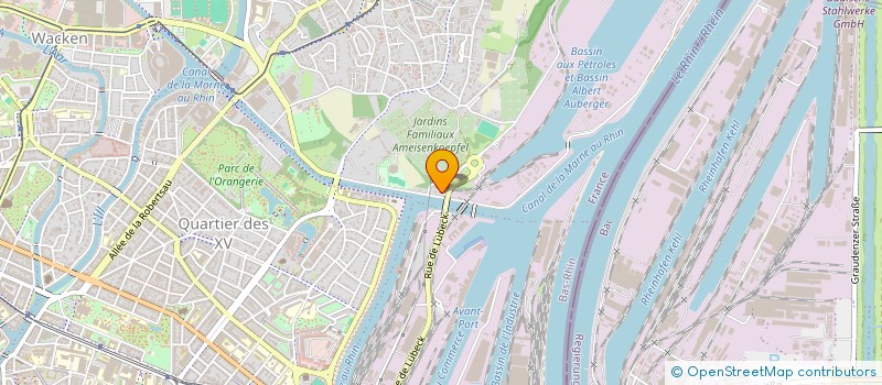 localisation de l'entreprise UGOZER à STRASBOURG