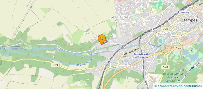 localisation de l'entreprise UGR CONSTRUCTION à ETAMPES