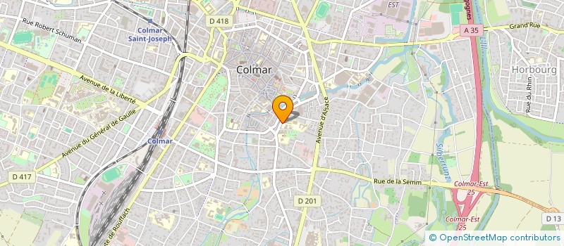 localisation de l'entreprise UGSEL 68  COLMAR