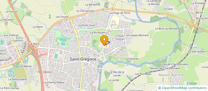 localisation de l'entreprise UGSEL NOTRE DAME  SAINT-GREGOIRE