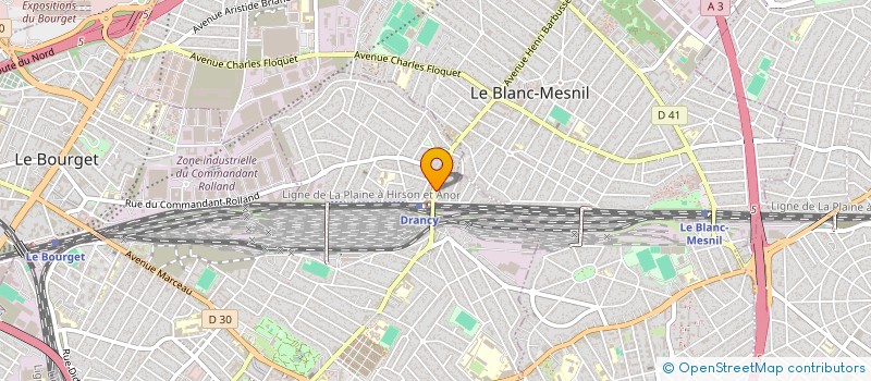 localisation de l'entreprise UGUR à DRANCY