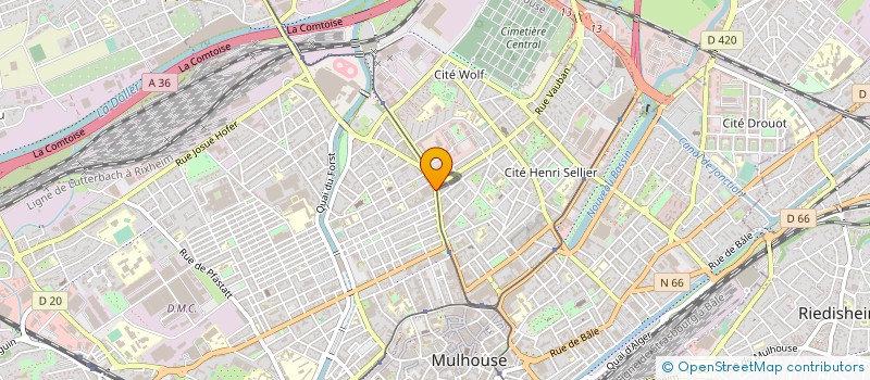 localisation de l'entreprise UGUR PHONE à MULHOUSE