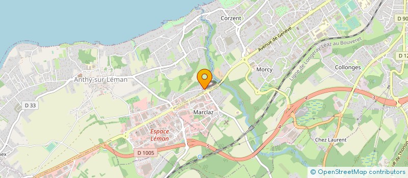 localisation de l'entreprise UGZ AMEUBLEMENT à ANTHY-SUR-LEMAN