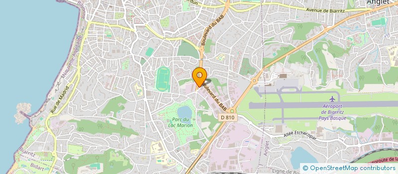 localisation de l'entreprise UHAINA à BIARRITZ
