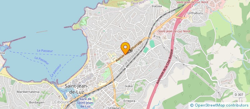 localisation de l'entreprise UHAINA à SAINT-JEAN-DE-LUZ