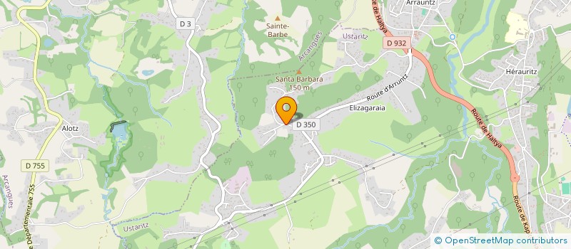 localisation de l'entreprise UHAINA ARROSA  USTARITZ