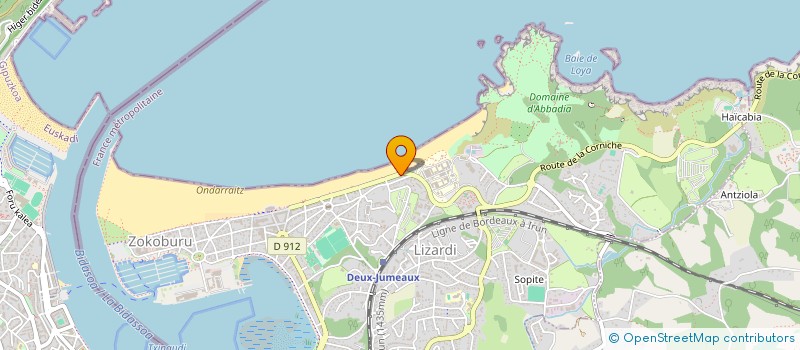 localisation de l'entreprise UHAINAK à HENDAYE