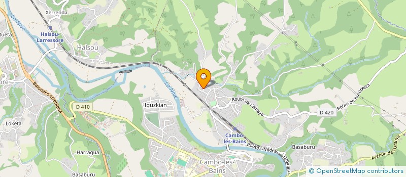 localisation de l'entreprise UHALDIA  CAMBO-LES-BAINS