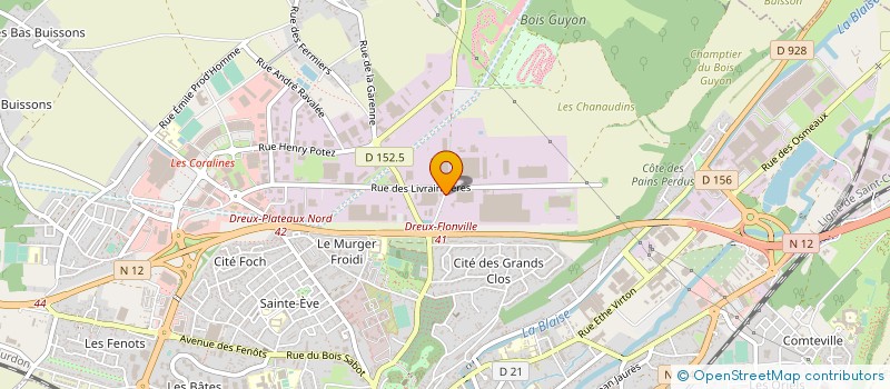 localisation de l'entreprise UHD PARTNERS FRANCE à DREUX