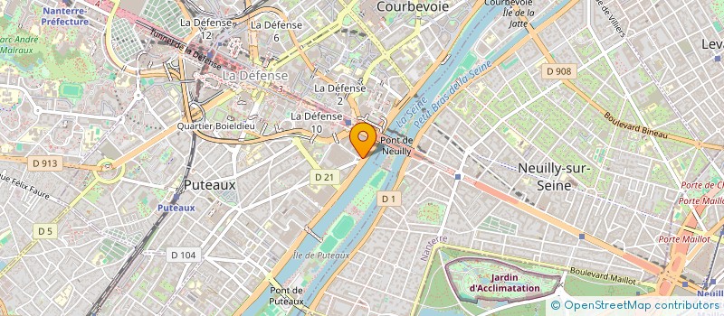 localisation de l'entreprise UHDE S.A. à PUTEAUX