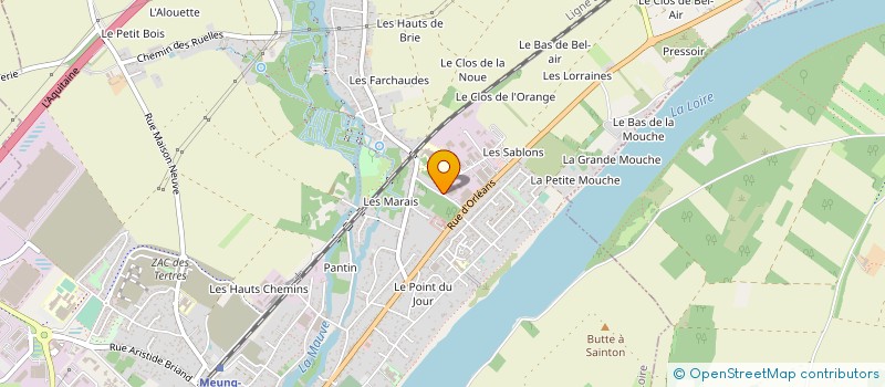 localisation de l'entreprise UHDT GROUPE à MEUNG-SUR-LOIRE