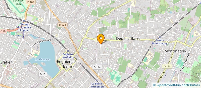 localisation de l'entreprise UHL CONCEPT  DEUIL LA BARRE