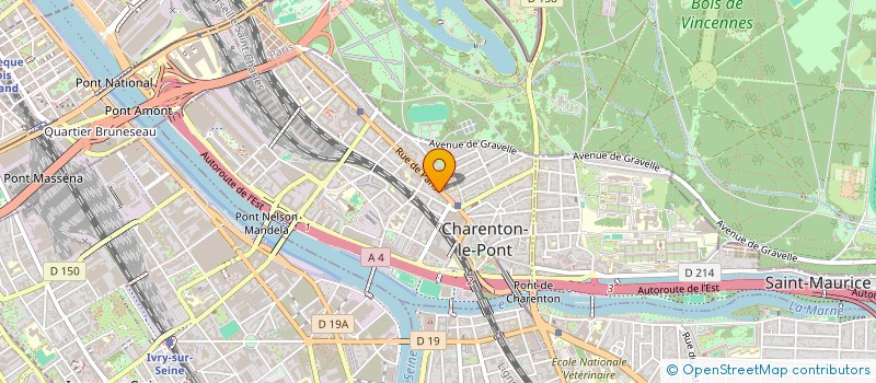 localisation de l'entreprise UHLYSSE à CHARENTON-LE-PONT