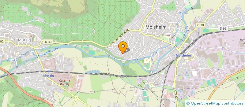 localisation de l'entreprise UHM CONSTRUCTION  MOLSHEIM