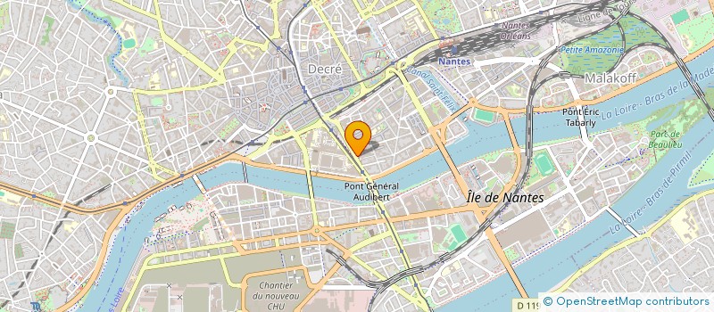 localisation de l'entreprise UHN à NANTES
