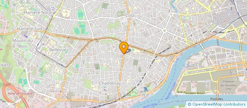 localisation de l'entreprise UHN CHANTENAY  NANTES