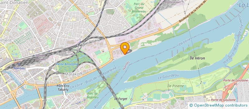 localisation de l'entreprise UIF ATLANTIQUE à NANTES