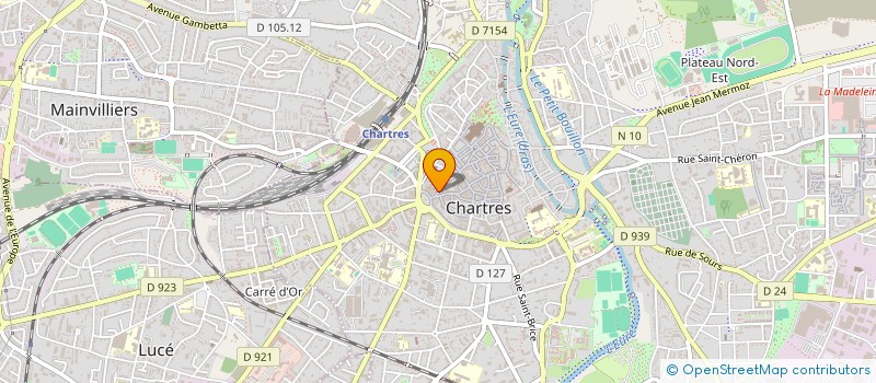 localisation de l'entreprise UJAC à CHARTRES