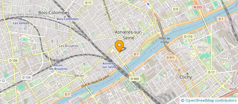 localisation de l'entreprise UJAMAA à ASNIERES-SUR-SEINE