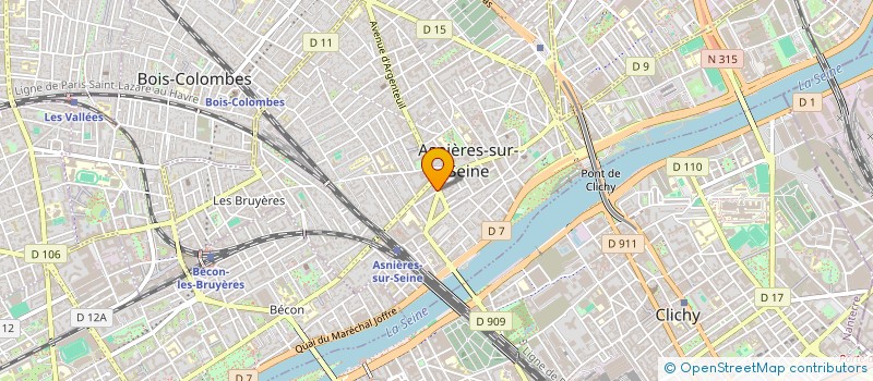 localisation de l'entreprise UJAP  ASNIERES-SUR-SEINE