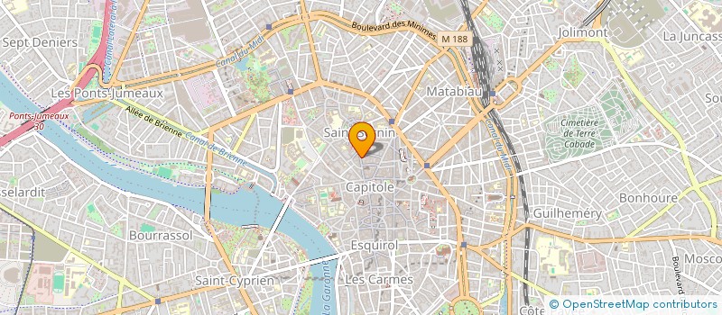 localisation de l'entreprise UJC SARL à TOULOUSE