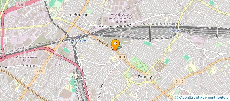 localisation de l'entreprise UJJAIN  DRANCY