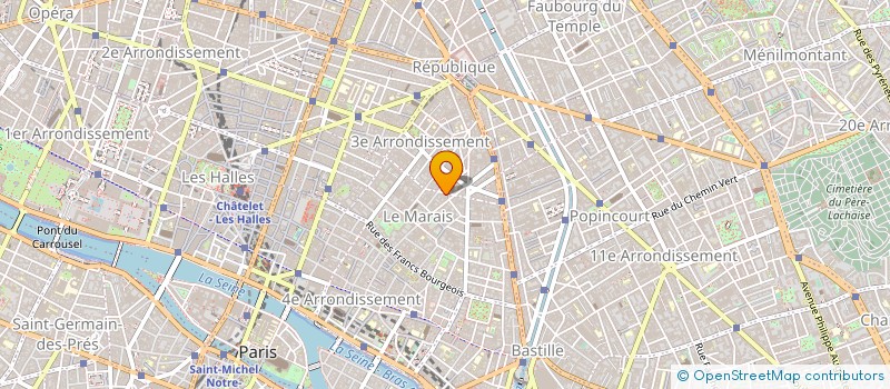 localisation de l'entreprise UK STORE à PARIS