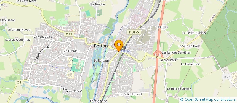 localisation de l'entreprise UKA INVEST  BETTON