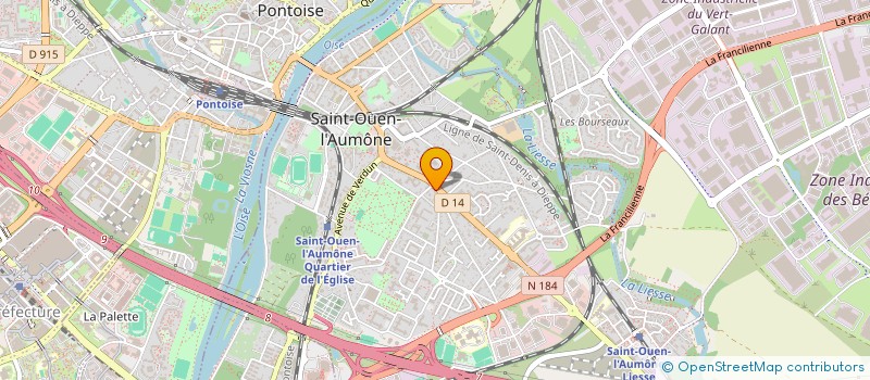 localisation de l'entreprise UKASH  SAINT-OUEN-L'AUMONE