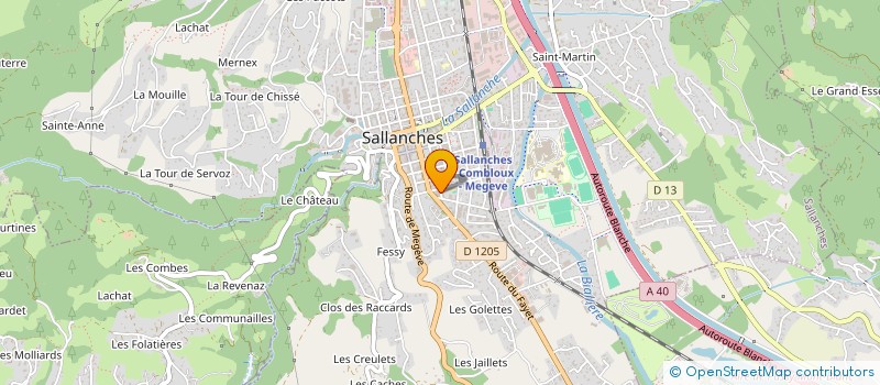 localisation de l'entreprise UKE  SALLANCHES