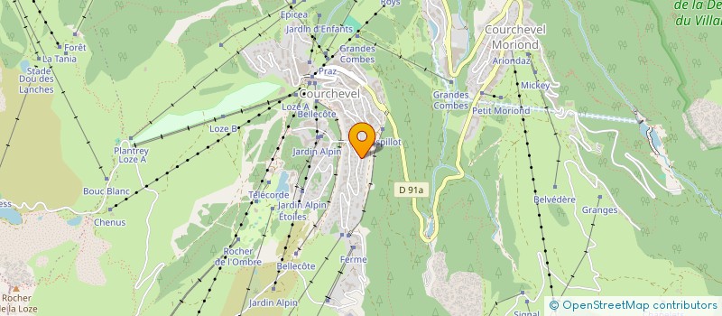 localisation de l'entreprise UKIYO à COURCHEVEL