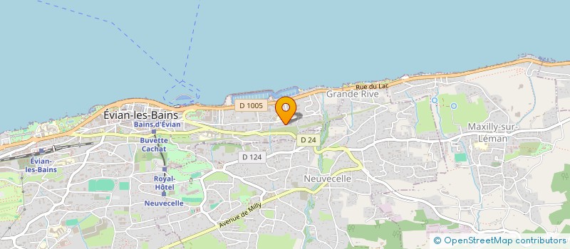 localisation de l'entreprise UKO  EVIAN-LES-BAINS