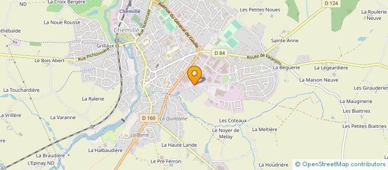 localisation de l'entreprise UKR'NGO ANJOU MAUGES EST EUROPE à CHEMILLE-EN-ANJOU