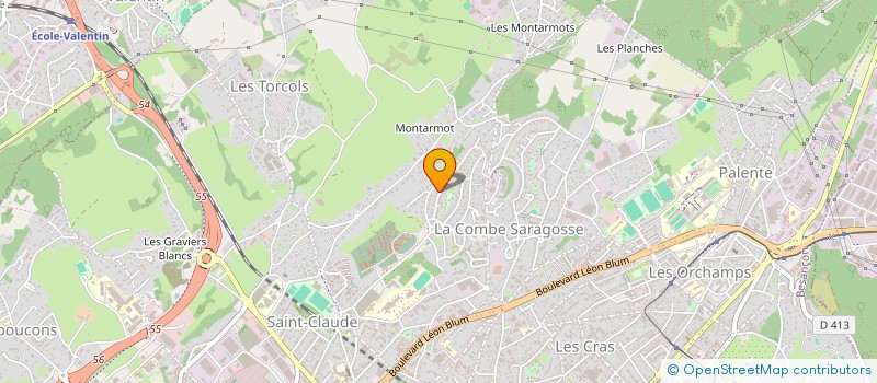 localisation de l'entreprise UKRAIDE  BESANCON