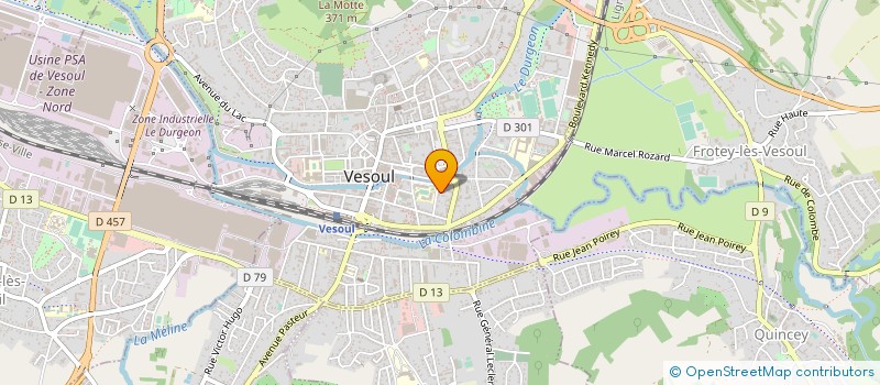 localisation de l'entreprise UKRAINE 70 à VESOUL