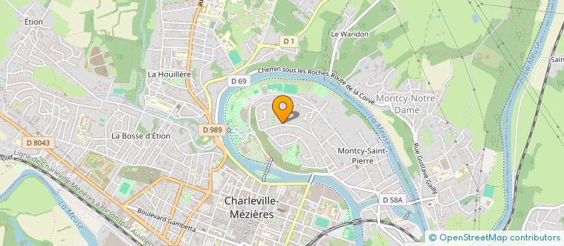 localisation de l'entreprise UKRAINE AU COEUR à CHARLEVILLE-MEZIERES