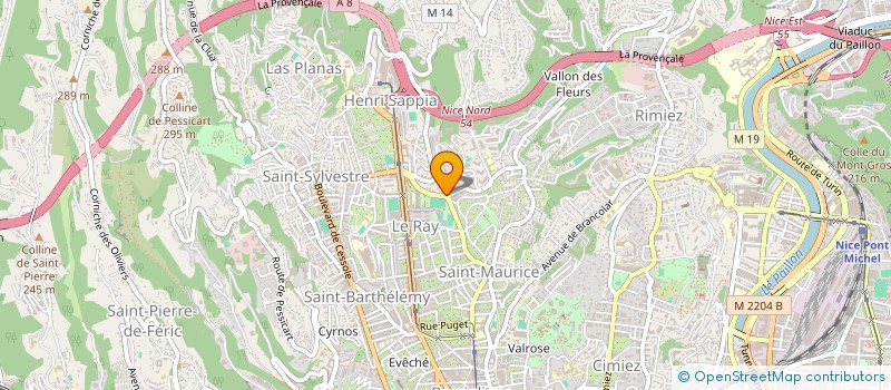 localisation de l'entreprise UKRAINE RENAISSANCE à NICE
