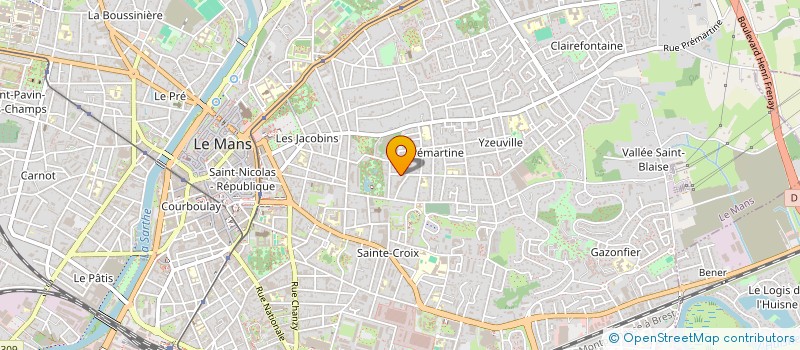 localisation de l'entreprise UKRAINEAUMANS  LE MANS