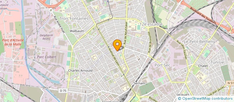 localisation de l'entreprise UKULELE CLUB DE CHAMPAGNE  REIMS