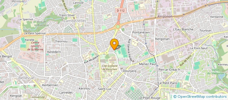 localisation de l'entreprise UL&TRAVEL à BREST