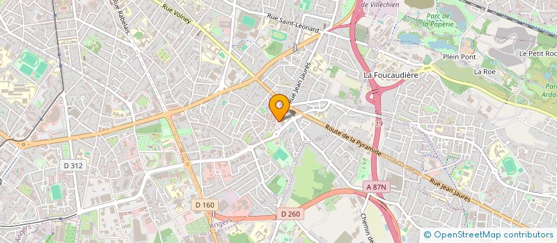 localisation de l'entreprise UL3SONS à ANGERS