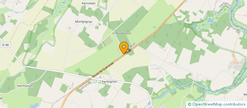 localisation de l'entreprise ULAN  SAINT-MOLF