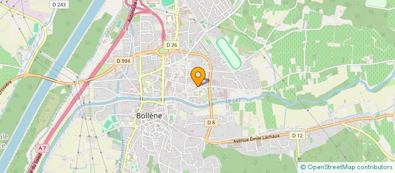 localisation de l'entreprise ULAN & LOLA  BOLLENE