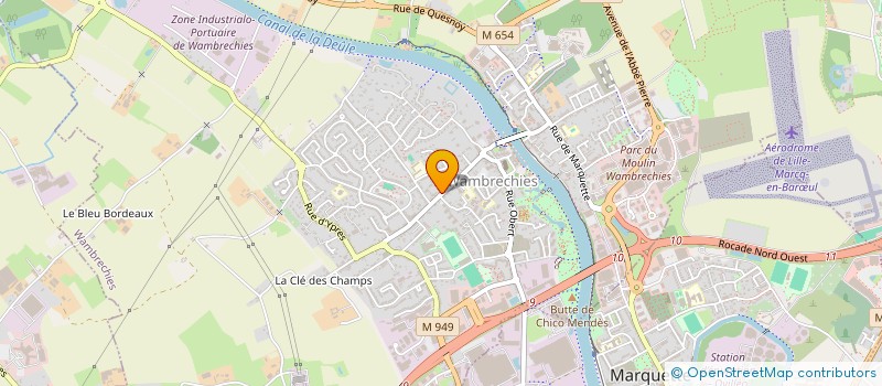 localisation de l'entreprise ULAP à WAMBRECHIES