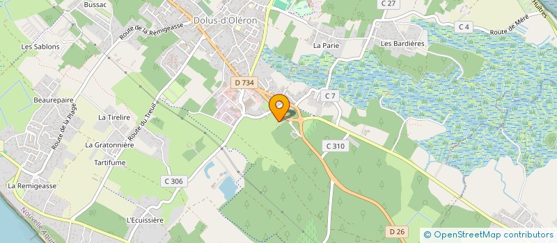 localisation de l'entreprise ULARIUS  DOLUS-D'OLERON