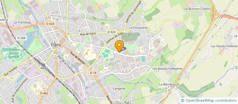 localisation de l'entreprise ULAS à FLERS