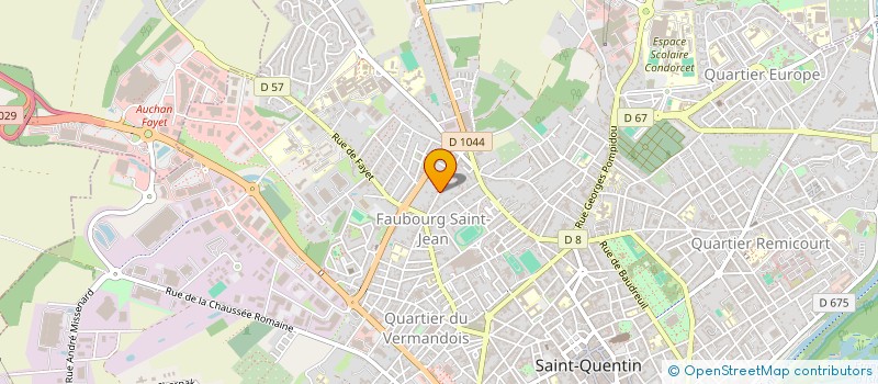 localisation de l'entreprise ULAS  SAINT-QUENTIN