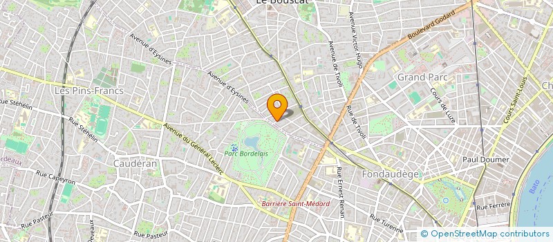 localisation de l'entreprise ULCIE  LE BOUSCAT