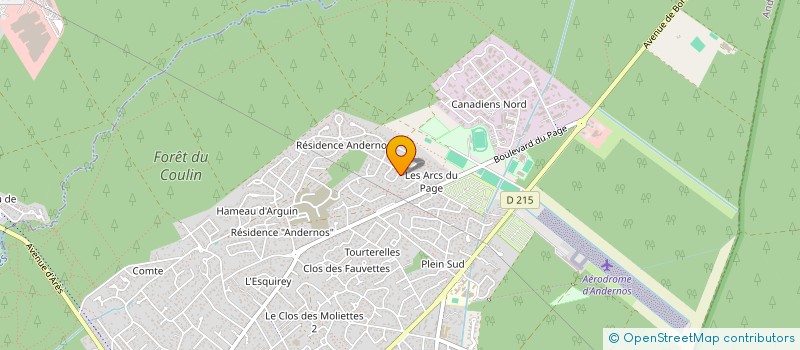 localisation de l'entreprise ULEE FRANCE à ANDERNOS-LES-BAINS