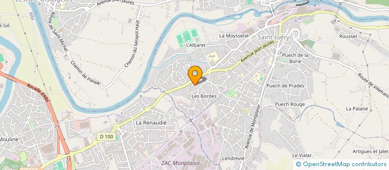 localisation de l'entreprise ULEILA  SAINT-JUERY